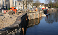 Renovatie kademuur Amersfoort